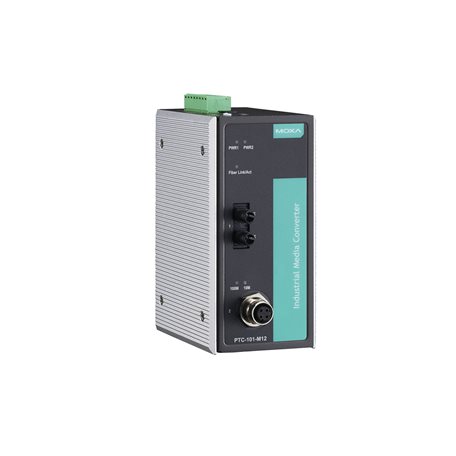 MOXA - PTC-101-M12-S-ST-LV-T