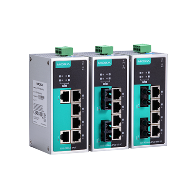Moxa - EDS-P206A-4PoE-T